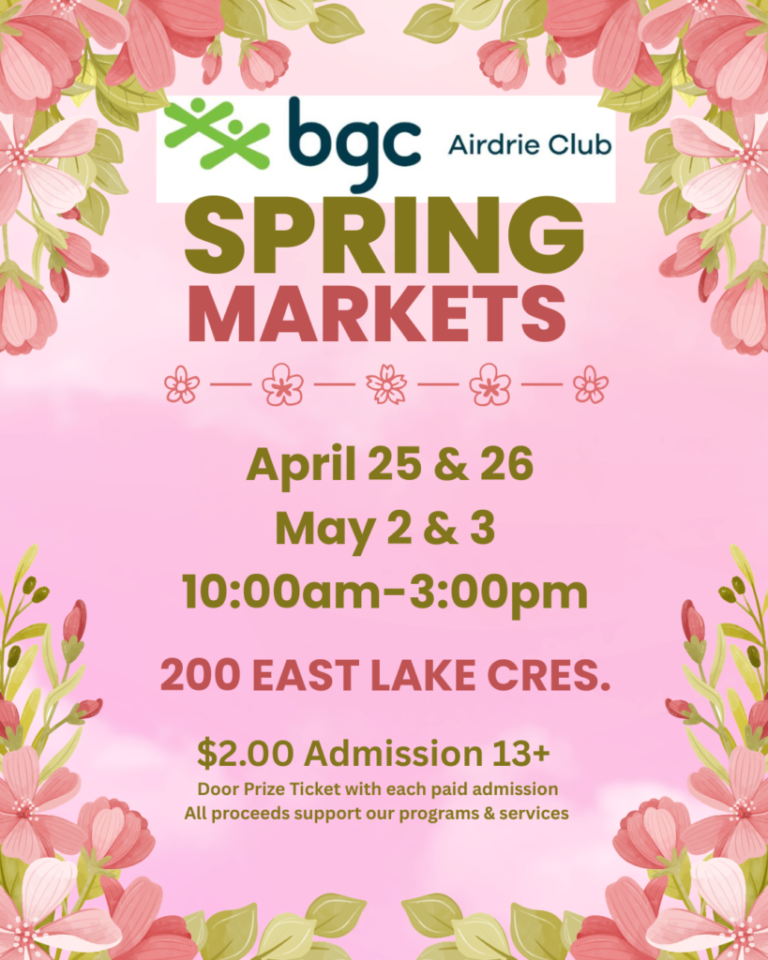 May 2 & 3, 2026 Airdrie Market